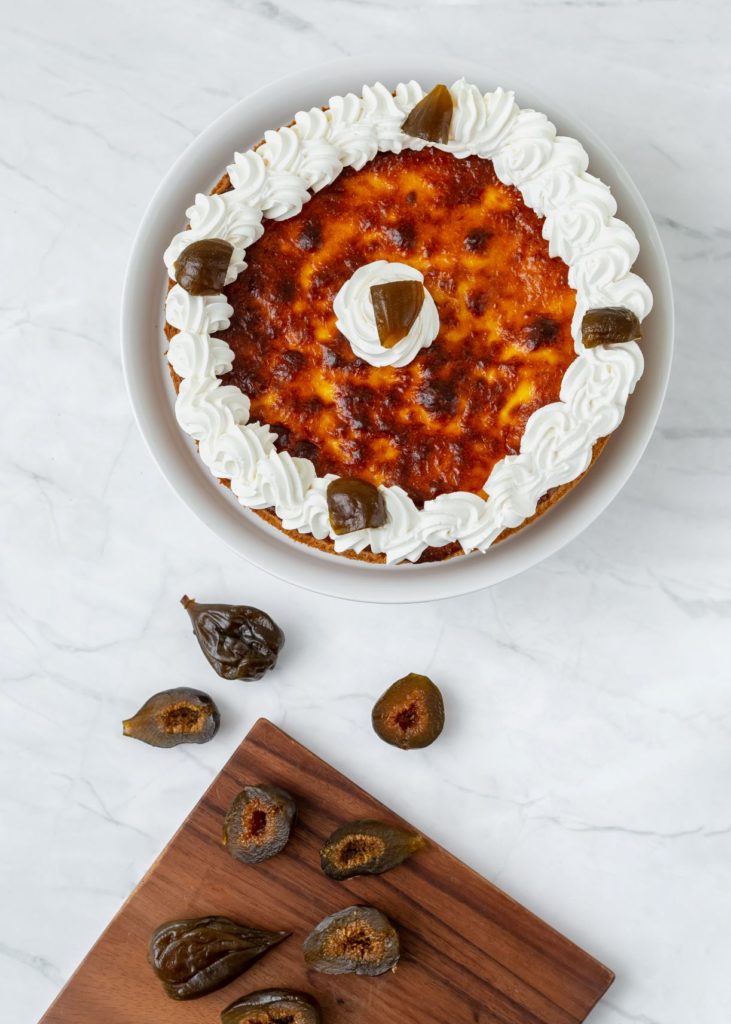 Pie de Queso con Higo